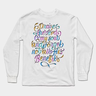 Psalm 103:2 Long Sleeve T-Shirt